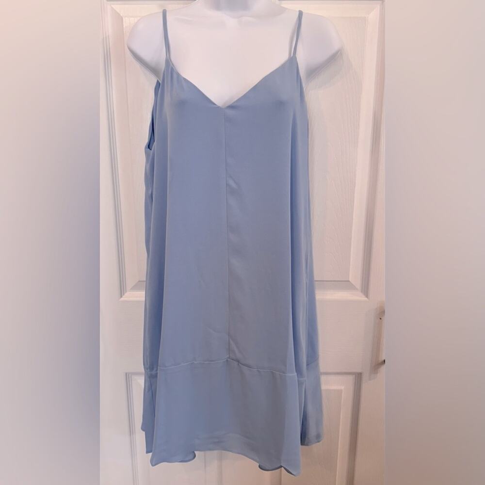 Light Blue Spaghetti Strap Slip Dress